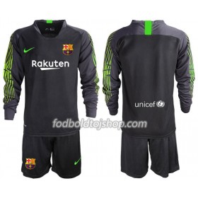 FC Barcelona Målmand Børn Udebane Fodboldsæt 2019-20 L/S (+ Korte bukser)